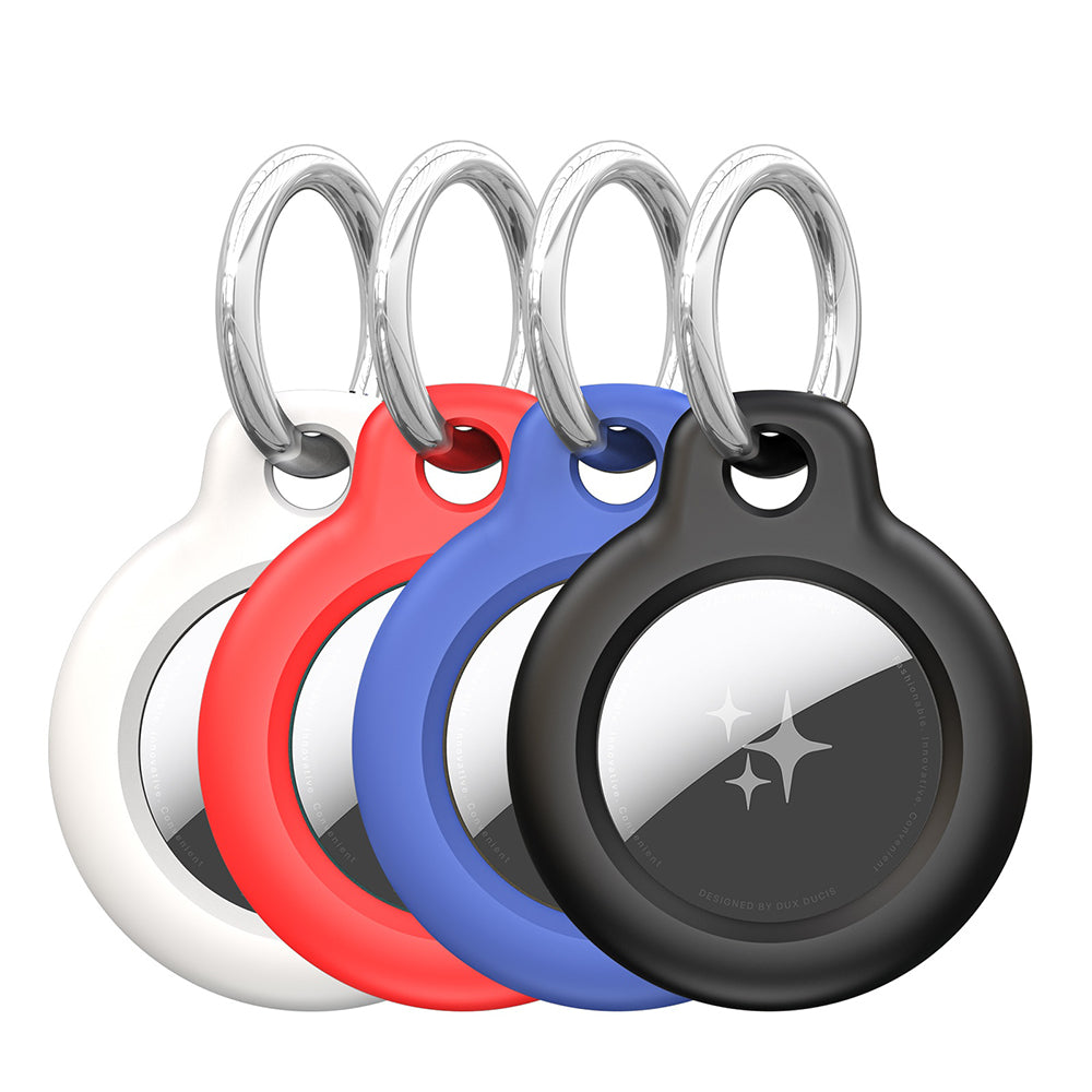Étui DUX DUCIS Secure pour Apple AirTag, Ensemble de 4 pièces, Couleurs Variées