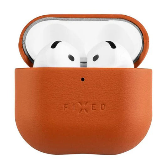 Étui Fixed PodsLeather pour Apple AirPods 4, Marron