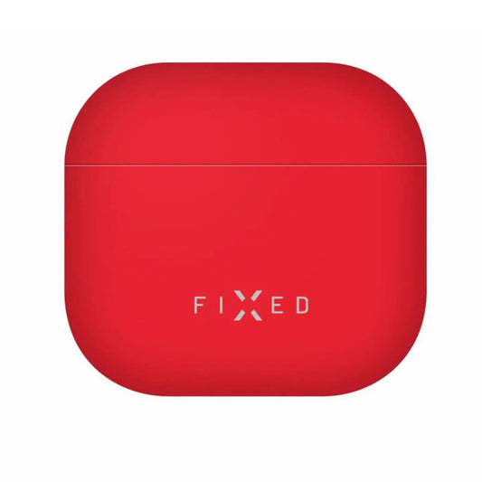 Étui Fixed Silky pour Apple AirPods 4, Rouge