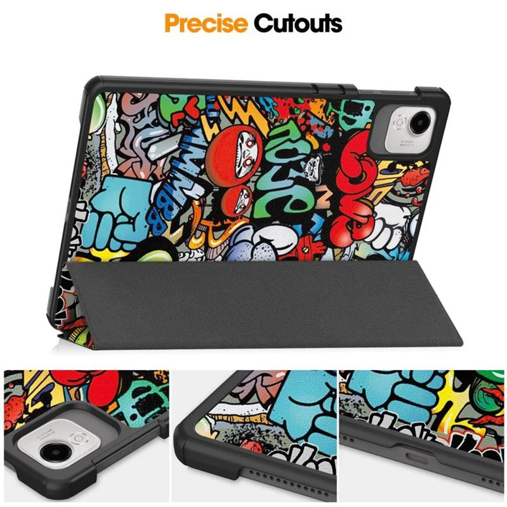 Coque pour Honor Pad X9a / X9 / X8 Pro, Techsuit, FoldPro Urban Vibe, Multicolore