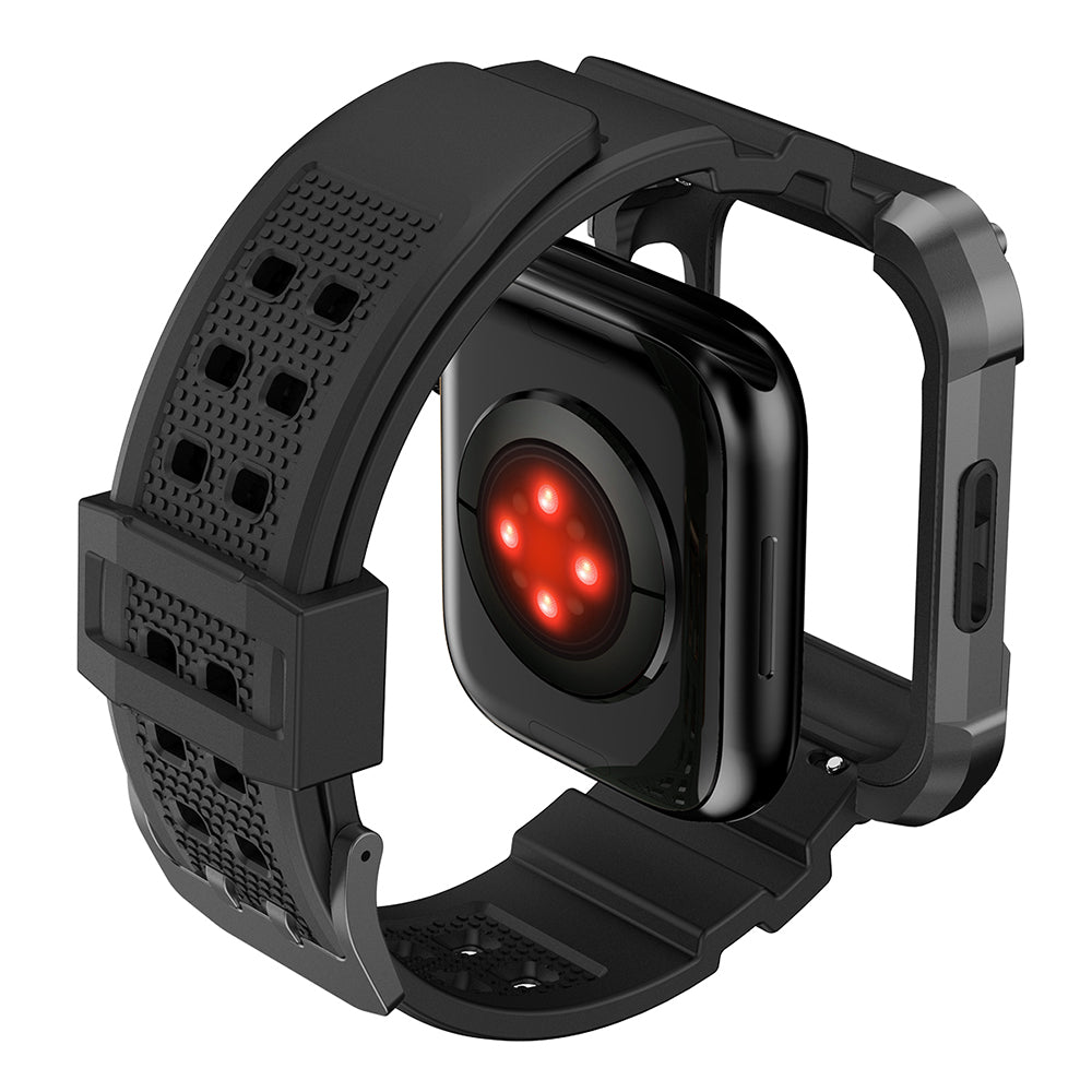 Bracelet Lito RuggedArmor pour Apple Watch 44mm Series, Gris