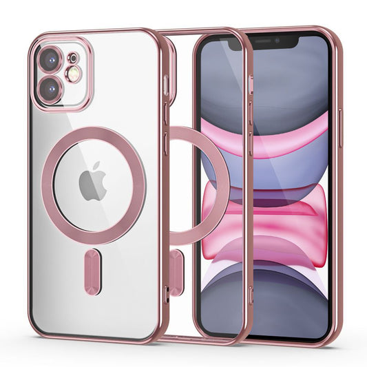 Coque MagSafe pour Apple iPhone 11, Tech-Protect, Magshine, Magshine, Pink Gold
