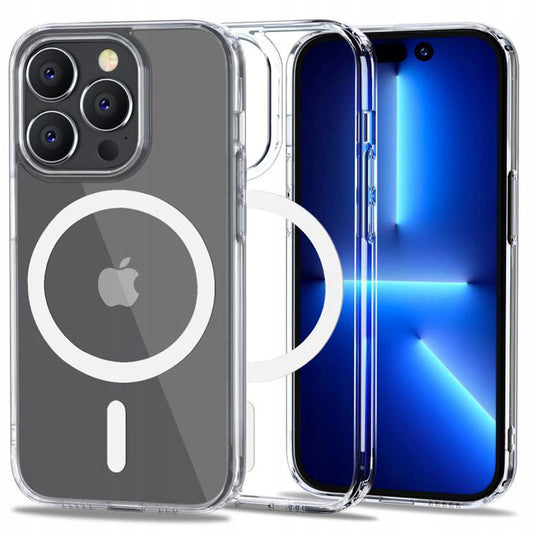 Coque MagSafe pour Apple iPhone 12 / 12 Pro, Tech-Protect, Magmat, Transparent