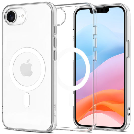 Coque MagSafe pour Apple iPhone 16e, Tech-Protect, Flexair, Transparente
