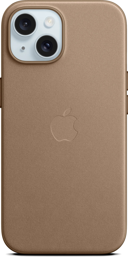 Étui MagSafe pour Apple iPhone 15, FineWoven, Marron MT3C3ZM/A