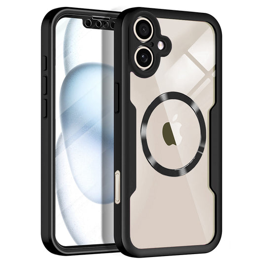 Coque MagSafe pour Apple iPhone 17, Techsuit, ColorVerse 360, Noire