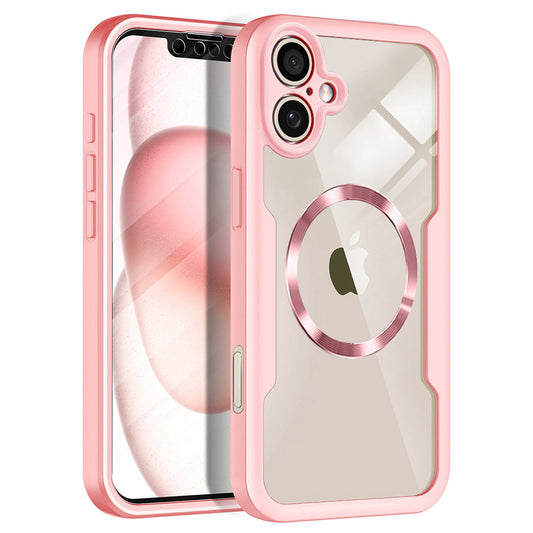 Coque MagSafe pour Apple iPhone 17, Techsuit, ColorVerse 360, Rose