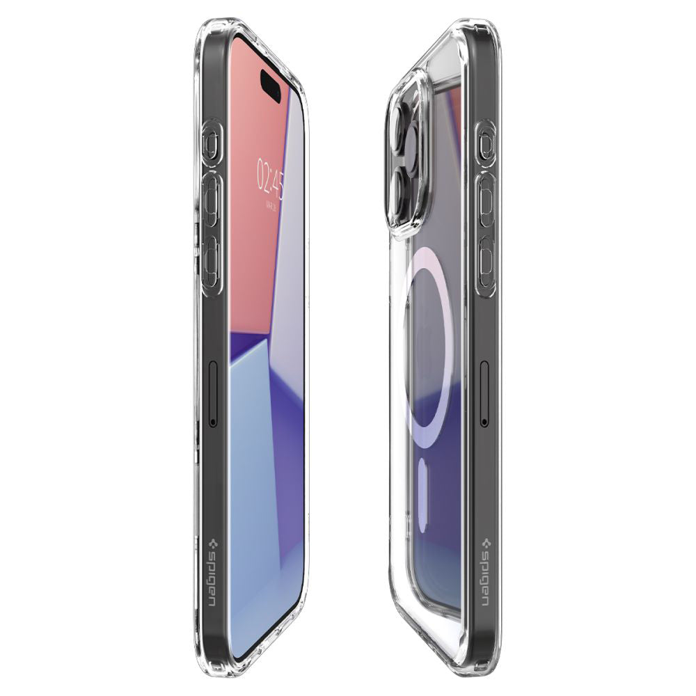 Coque MagSafe pour Apple iPhone 15 Pro Max, Spigen, Ultra Hybrid, Blanche ACS06576