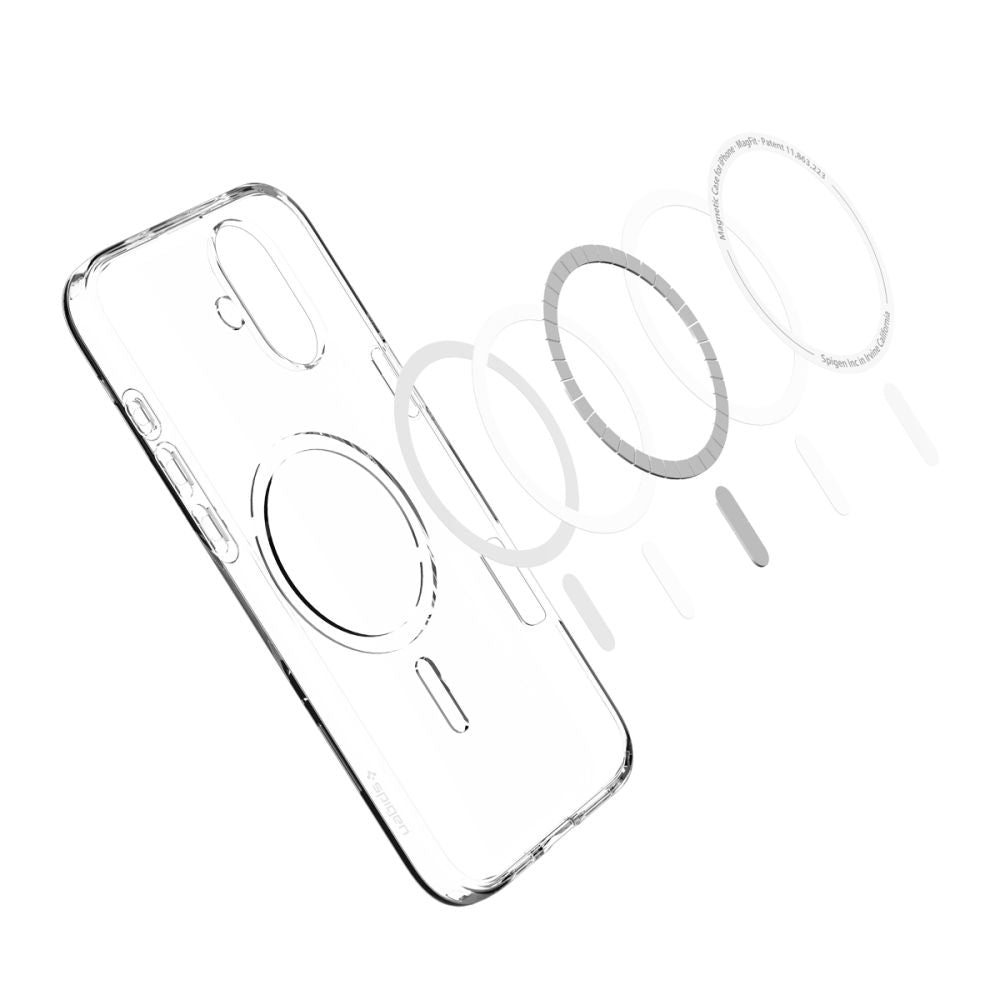 Coque MagSafe pour Apple iPhone 16 Plus, Spigen, Liquid Crystal, Transparente ACS08388