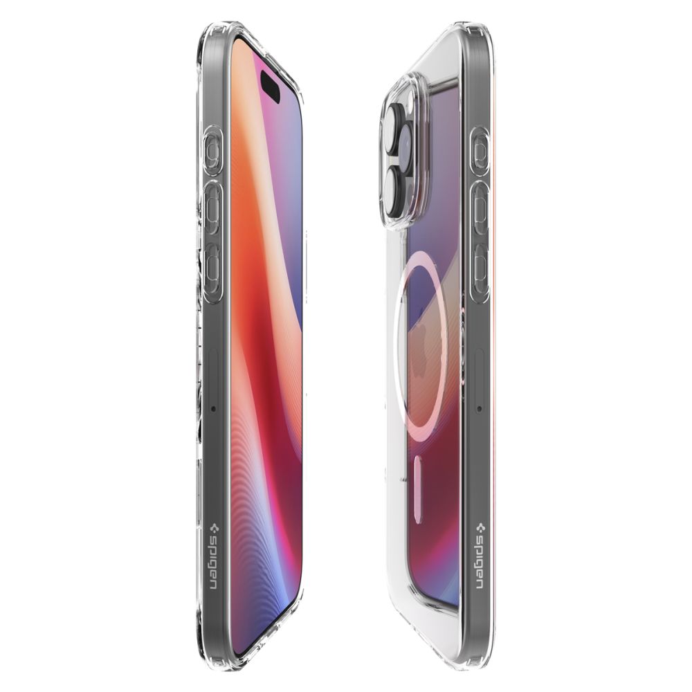 Coque MagSafe pour Apple iPhone 16 Pro Max, Spigen, Liquid Crystal, Transparent ACS08387