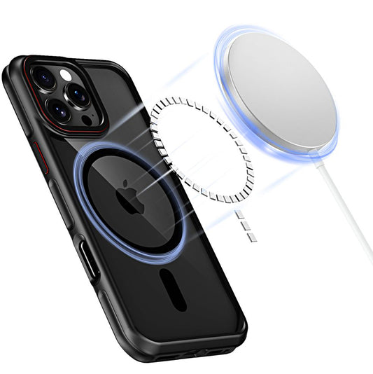 Étui MagSafe pour Apple iPhone 16 Pro, Tech-Protect, Maghybrid, noir