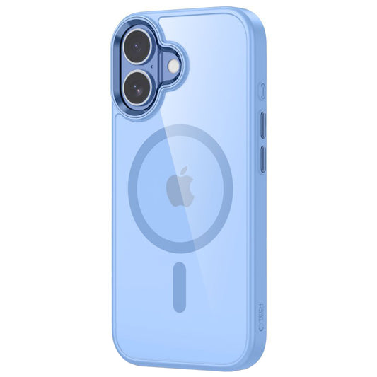 Coque MagSafe pour Apple iPhone 17, Tech-Protect, Magmat, Bleue