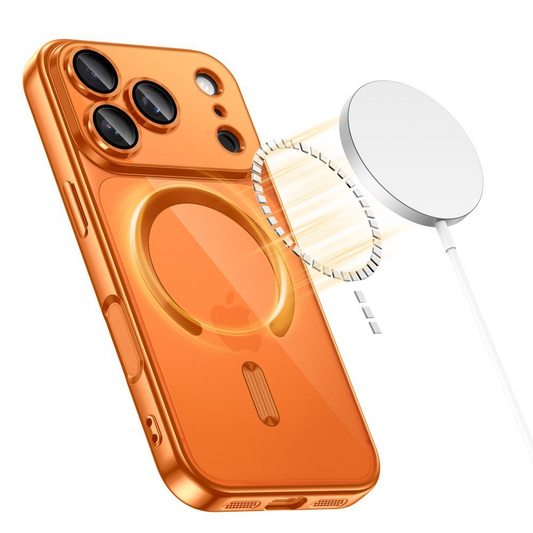 Étui MagSafe pour Apple iPhone 17 Pro, Tech-Protect, Magflex, Orange