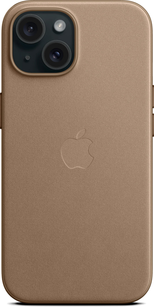 Étui MagSafe pour Apple iPhone 15, FineWoven, Marron MT3C3ZM/A
