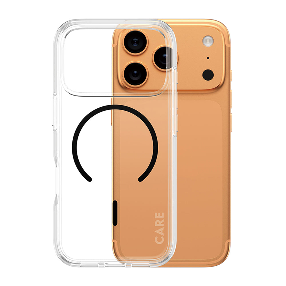 Coque MagSafe pour Apple iPhone 17 Pro, PanzerGlass, Care Urban Explorer, Transparente Blanche, Reconditionnée