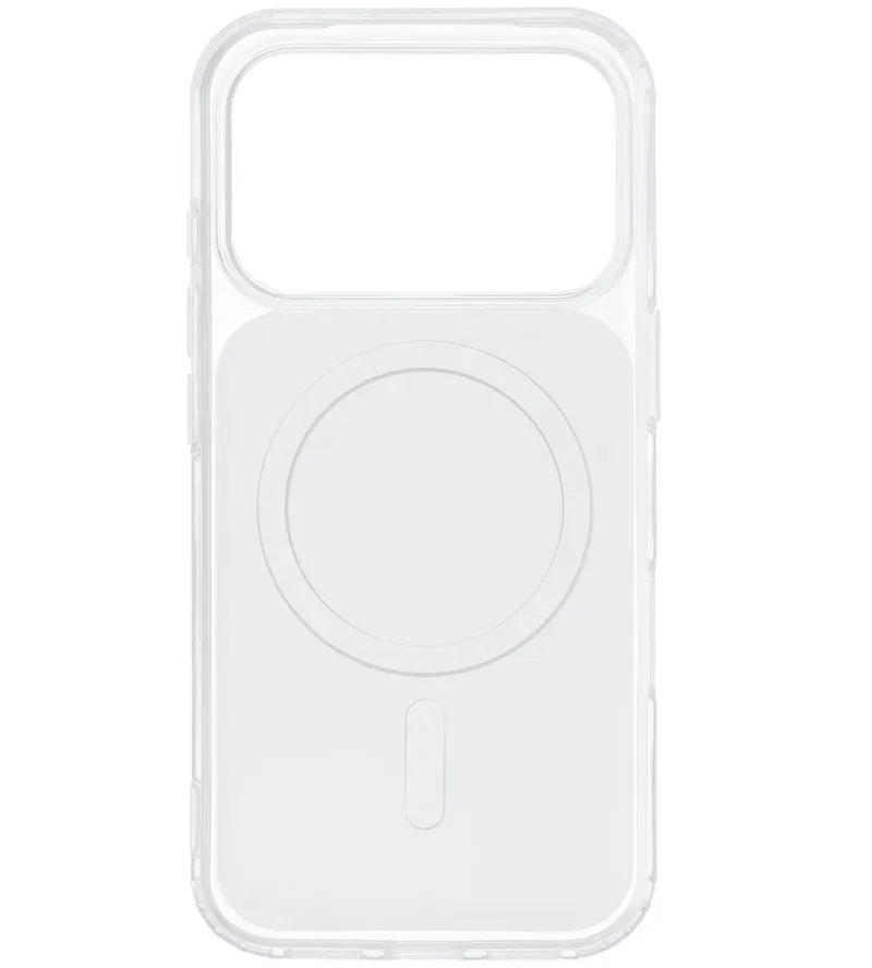 Coque MagSafe pour Apple iPhone 17e / 16e, OEM, Clear Fusion Mag Cover, Blanche
