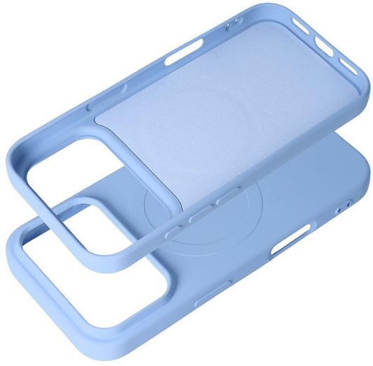 Coque MagSafe pour Apple iPhone 18 Pro Max / 17 Pro Max, OEM, Silicone Mag (Big Hole), bleu
