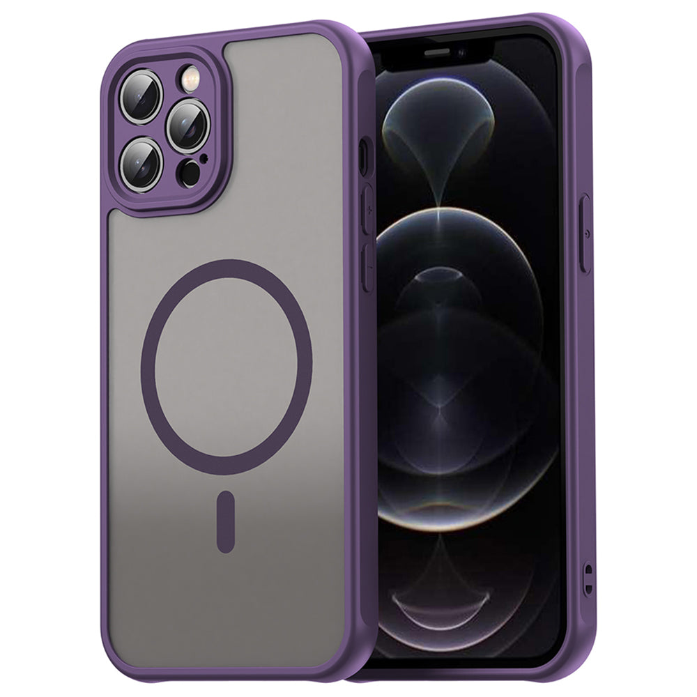 Coque MagSafe pour Apple iPhone 12 Pro, Techsuit, HaloFrost II, Violet