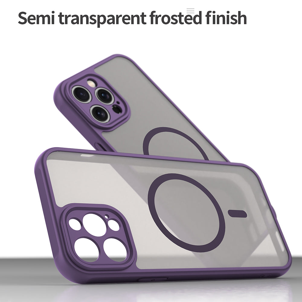 Coque MagSafe pour Apple iPhone 12 Pro, Techsuit, HaloFrost II, Violet