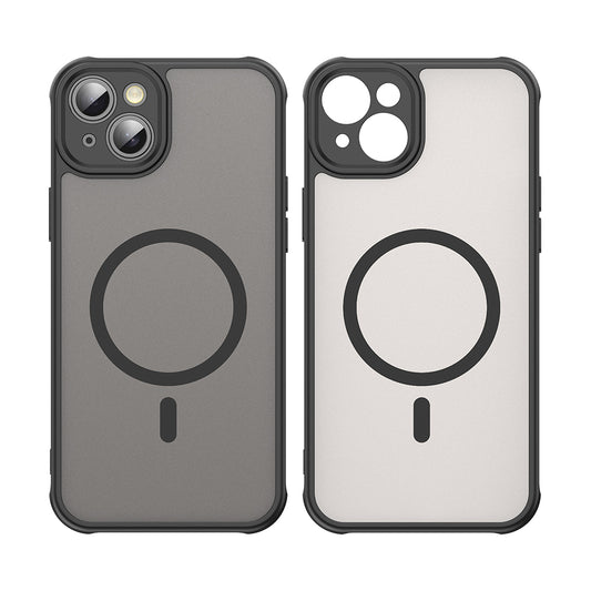 Coque MagSafe pour Apple iPhone 14 Plus, Techsuit, HaloFrost II, Noire