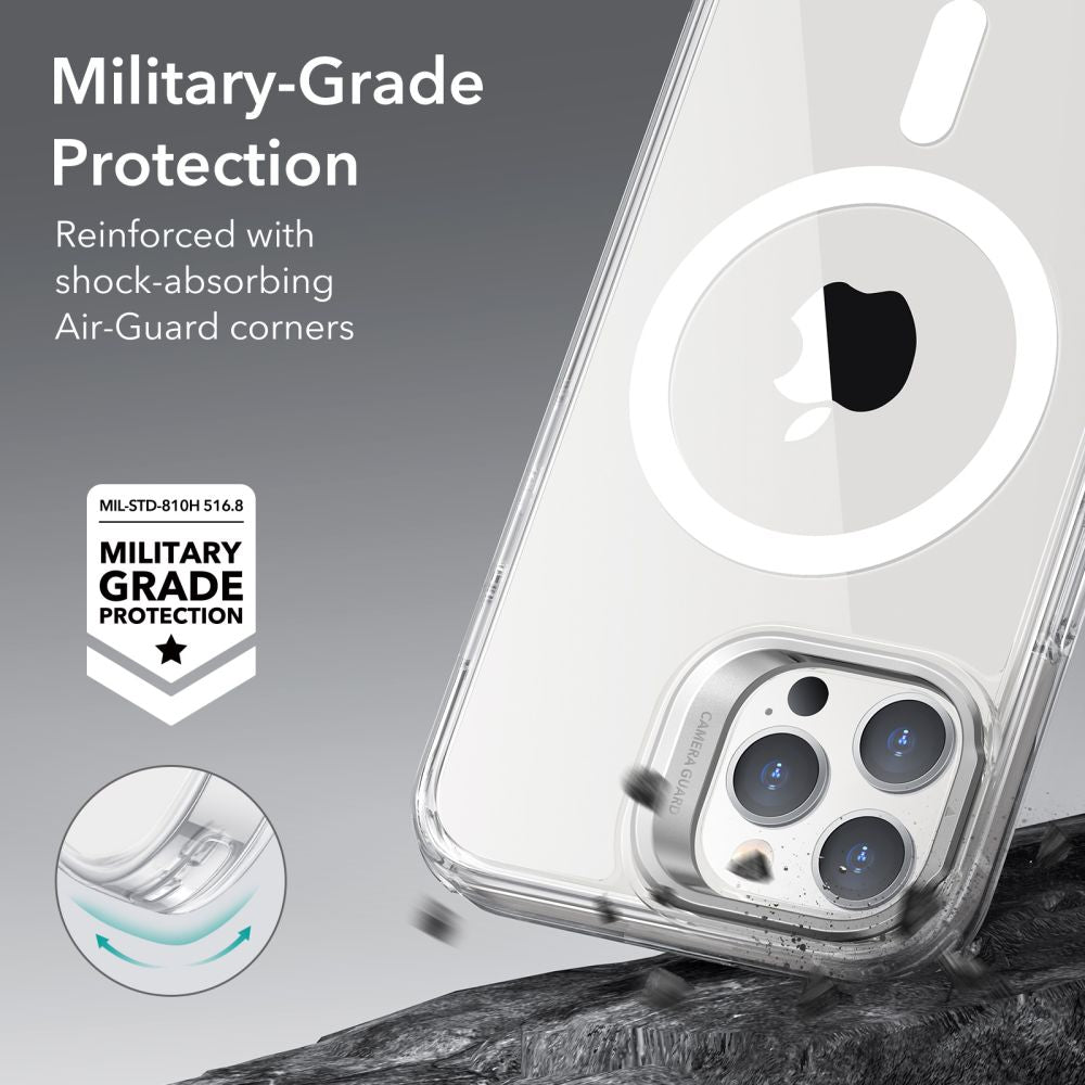 Coque MagSafe pour Apple iPhone 14 Pro, ESR, Classic Kickstand, Transparente