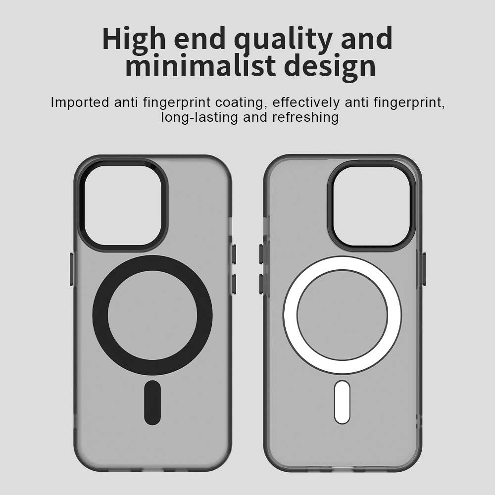 Coque MagSafe pour Apple iPhone 14 Pro Max, Techsuit, CandyCase, Noire
