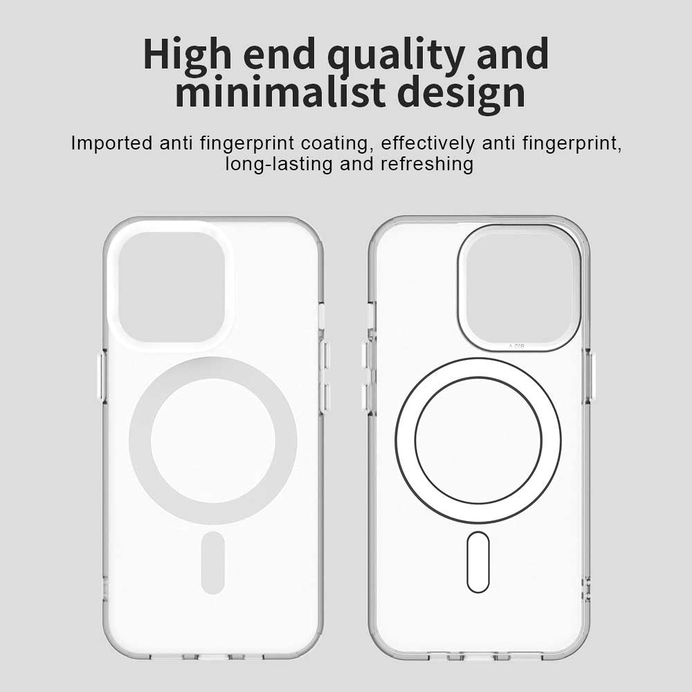 Coque MagSafe pour Apple iPhone 14 Pro, Techsuit, CandyCase, Blanche