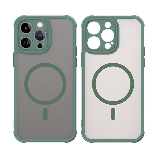 Coque MagSafe pour Apple iPhone 14 Pro, Techsuit, HaloFrost II, Vert