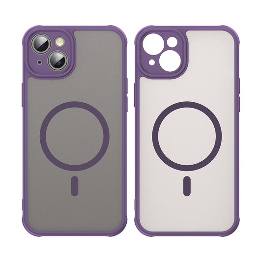 Coque MagSafe pour Apple iPhone 14, Techsuit, HaloFrost II, Violet