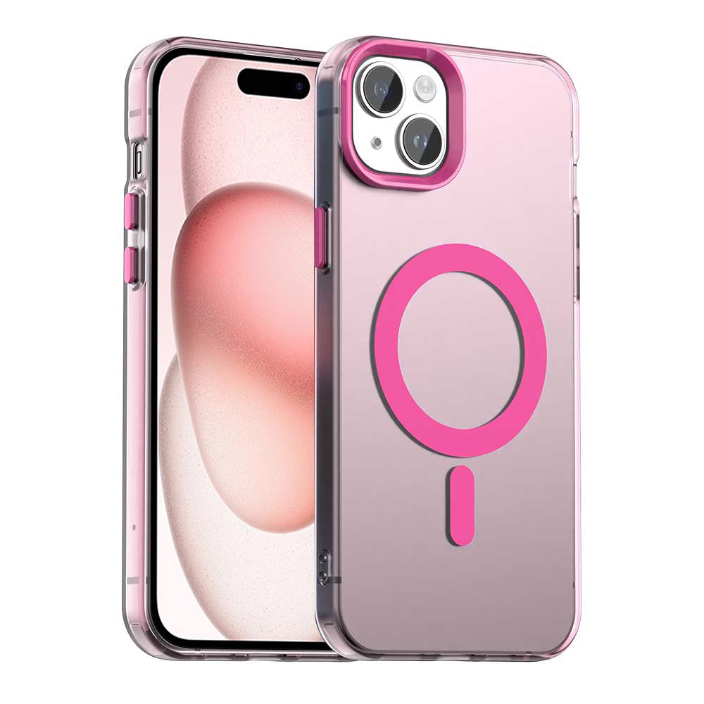 Coque MagSafe pour Apple iPhone 15 Plus, Techsuit, CandyCase, rose