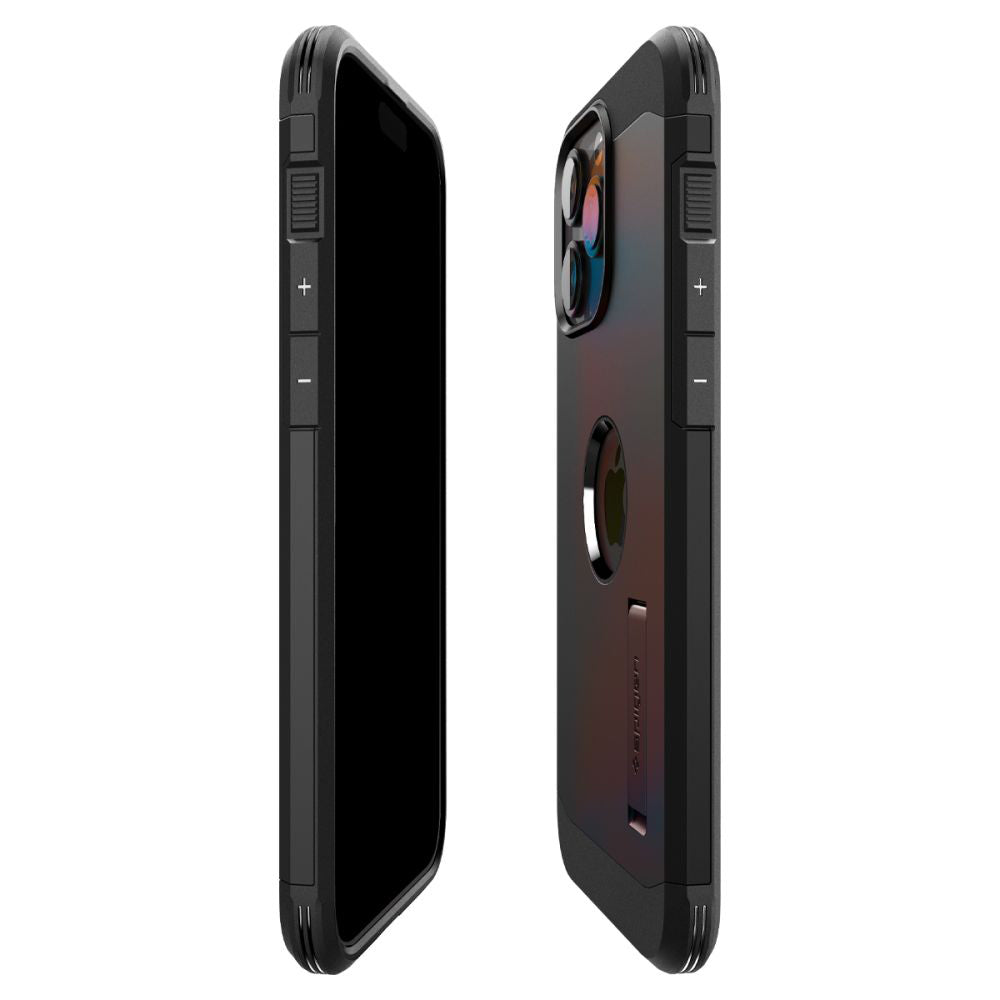 Coque MagSafe pour Apple iPhone 15 Pro Max, Spigen, Tough Armor, Noire ACS06594