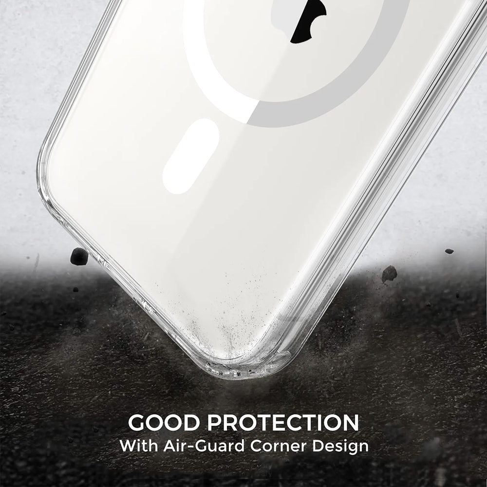 Coque MagSafe pour Apple iPhone 15 Pro Max, Techsuit, Pro, Transparente