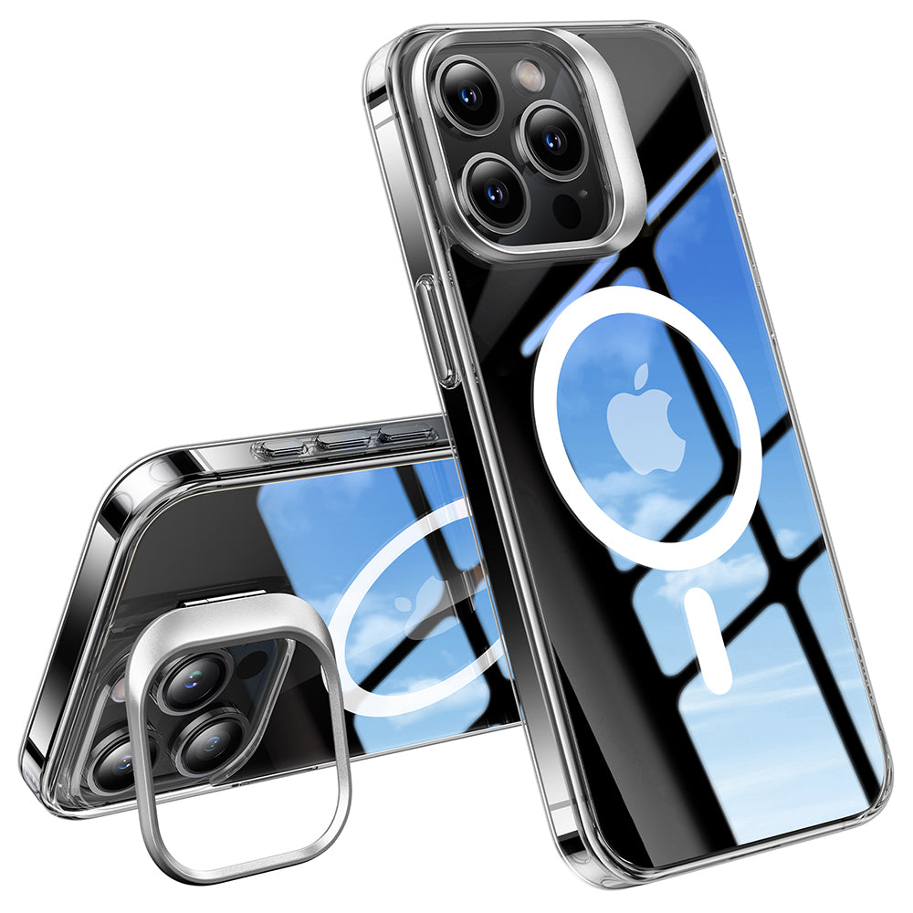 MagSafe Case for Apple iPhone 15 Pro, Torras, Lstand, Transparent