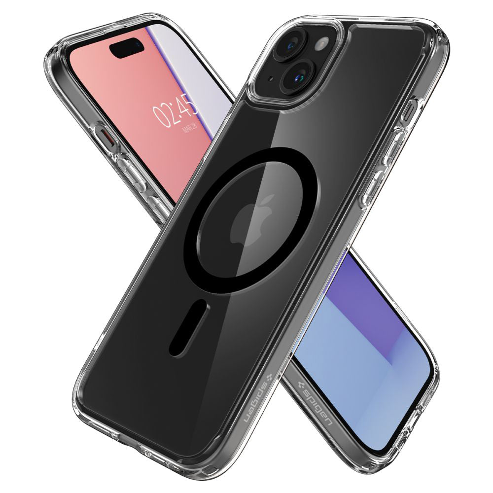 MagSafe Case for Apple iPhone 15, Spigen, Ultra Hybrid, Black ACS06803