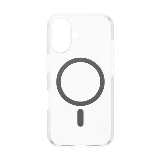 Coque MagSafe pour Apple iPhone 16, PanzerGlass, Care Urban Combat, Transparent Noir