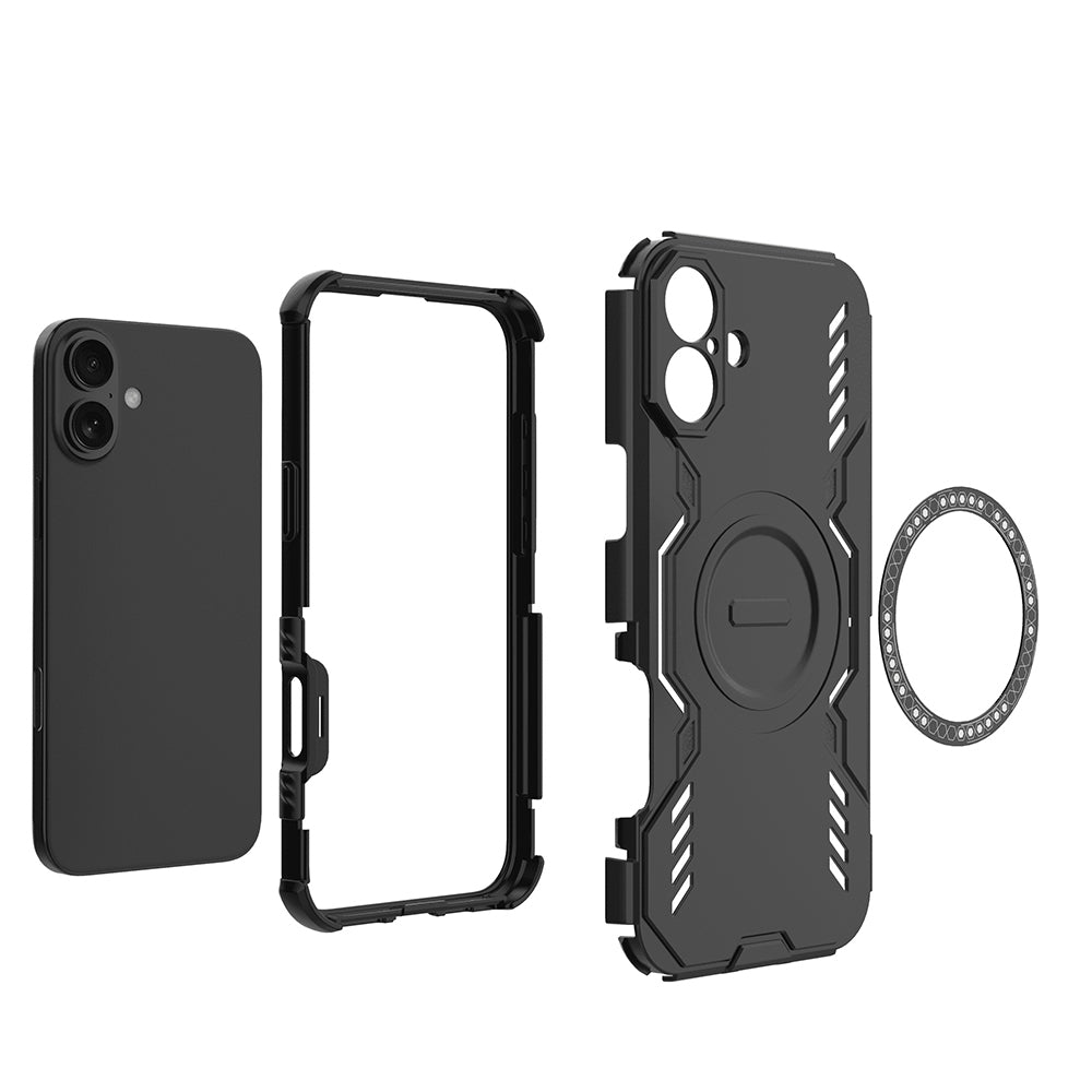 Coque MagSafe pour Apple iPhone 16 Plus, Techsuit, ArmorMag, Bleue