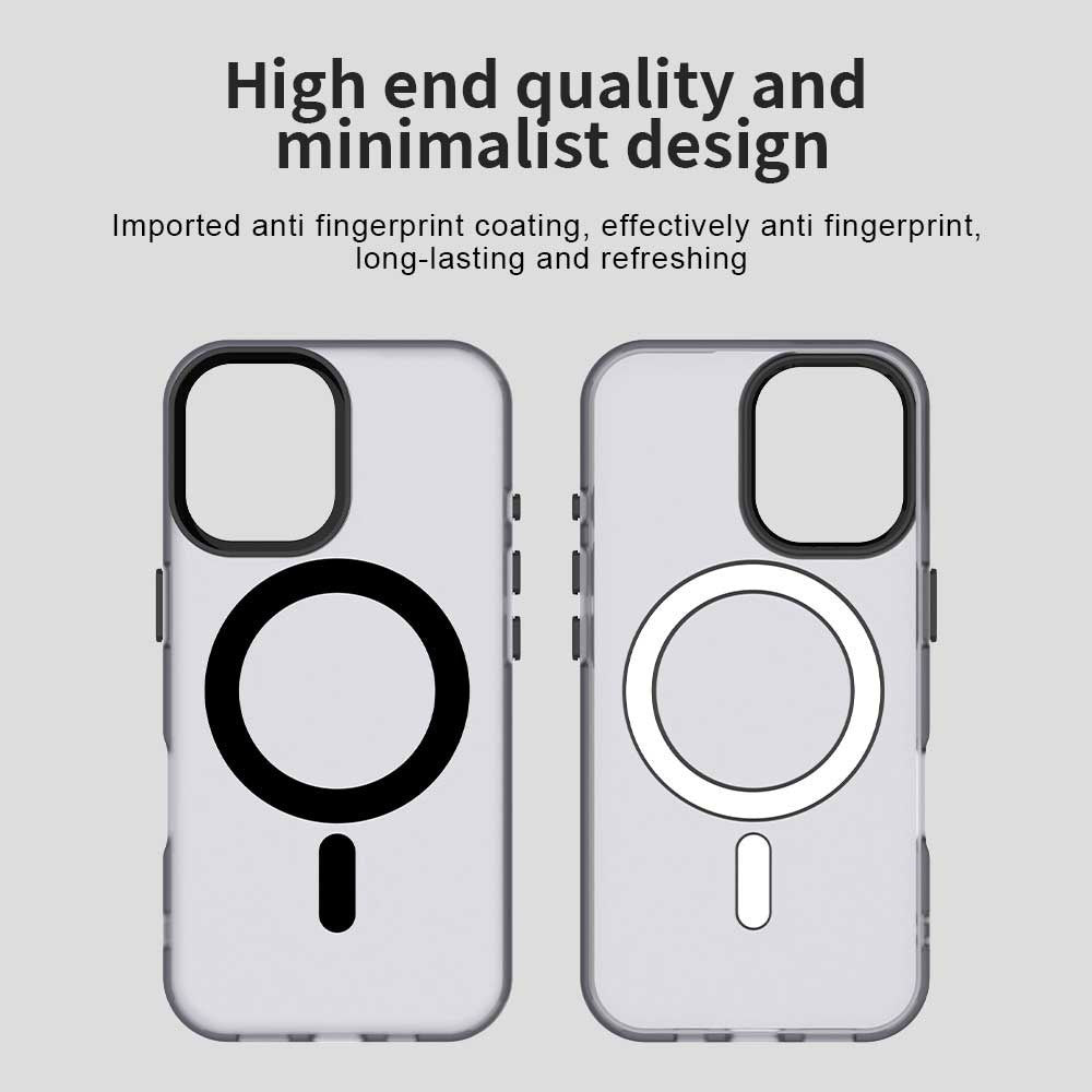 Coque MagSafe pour Apple iPhone 16 Plus, Techsuit, CandyCase, Noire