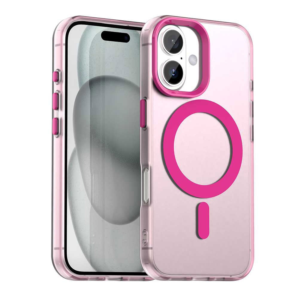 Coque MagSafe pour Apple iPhone 16 Plus, Techsuit, CandyCase, rose
