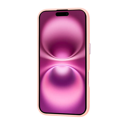 Coque MagSafe pour Apple iPhone 16 Plus, Techsuit, HaloFrost, Rose