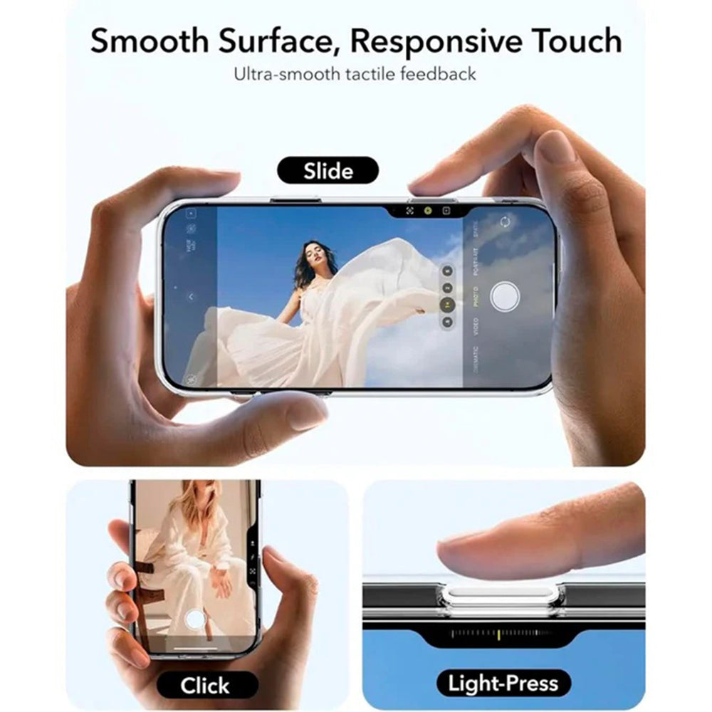 Coque MagSafe pour Apple iPhone 16 Pro Max, ESR, Classic Hybrid Kickstand Slide, Transparente