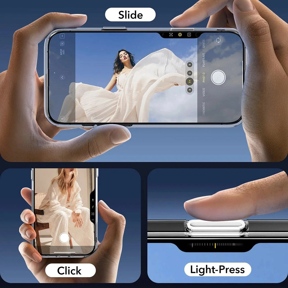 Coque MagSafe pour Apple iPhone 16 Pro Max, ESR, Classic Hybrid Slide, Transparente