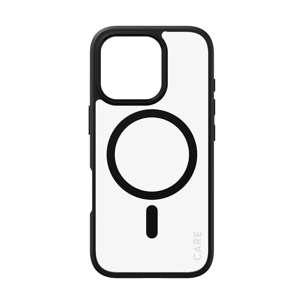 Étui MagSafe pour Apple iPhone 16 Pro Max, PanzerGlass, Care Urban Combat, Noir Transparent