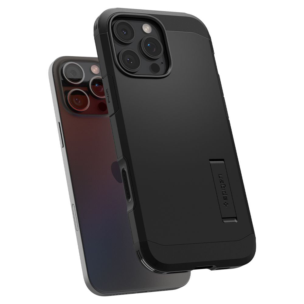 Coque MagSafe pour Apple iPhone 16 Pro Max, Spigen, Tough Armor T, Noire ACS08503