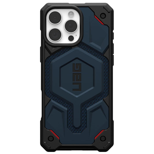 Coque MagSafe pour Apple iPhone 16 Pro Max, Urban Armor Gear, Monarch Pro Kevlar, Bleu marine