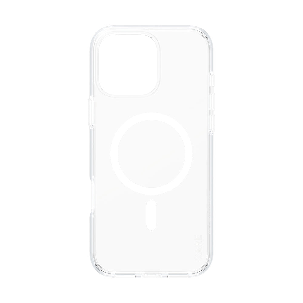 Coque MagSafe pour Apple iPhone 16 Pro, PanzerGlass, Care Urban Combat, Transparente Blanche