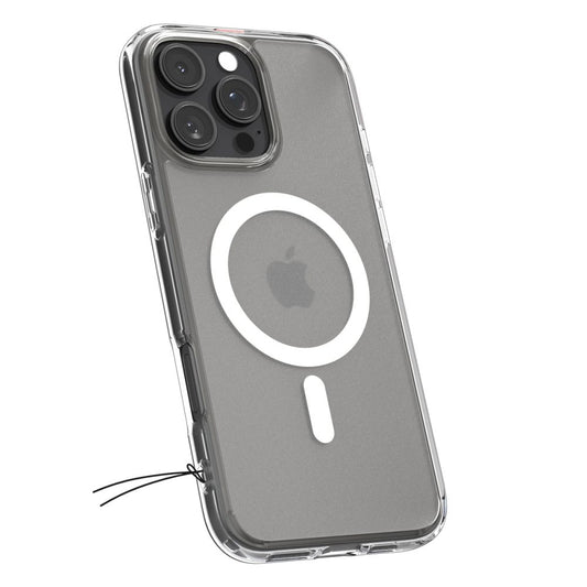 Coque MagSafe pour Apple iPhone 16 Pro, Spigen, Ultra Hybrid, Transparent Satiné ACS08133