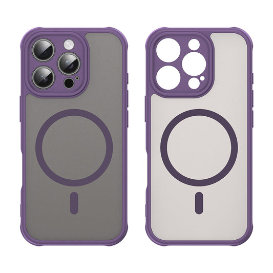 Coque MagSafe pour Apple iPhone 16 Pro, Techsuit, HaloFrost II, Violet