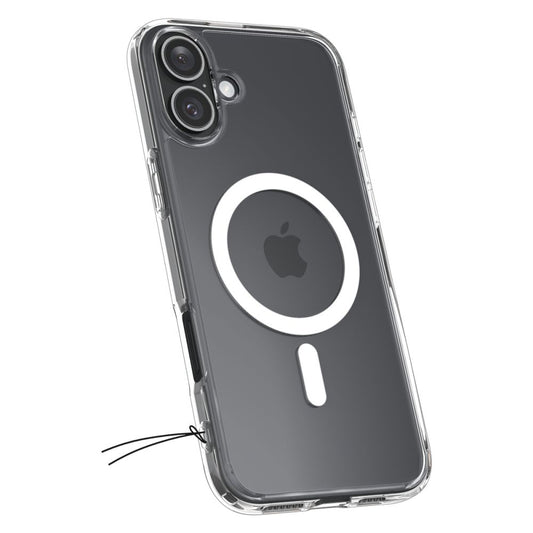 Coque MagSafe pour Apple iPhone 16, Spigen, Ultra Hybrid, Blanche ACS08205