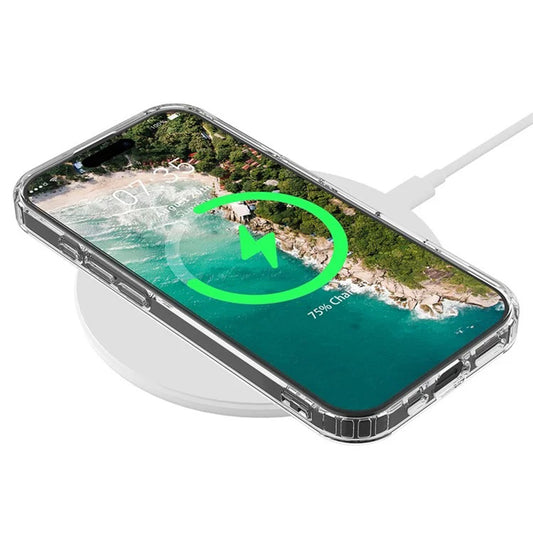 Coque MagSafe pour Apple iPhone 16, Techsuit, Pro, Transparente