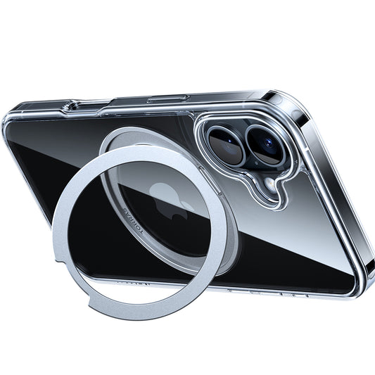 Coque MagSafe pour Apple iPhone 16, Torras, Ostand Pro, Transparente